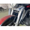 HCMOTORKU Black Front Fork Mount Wind Deflectors Fits For Harley