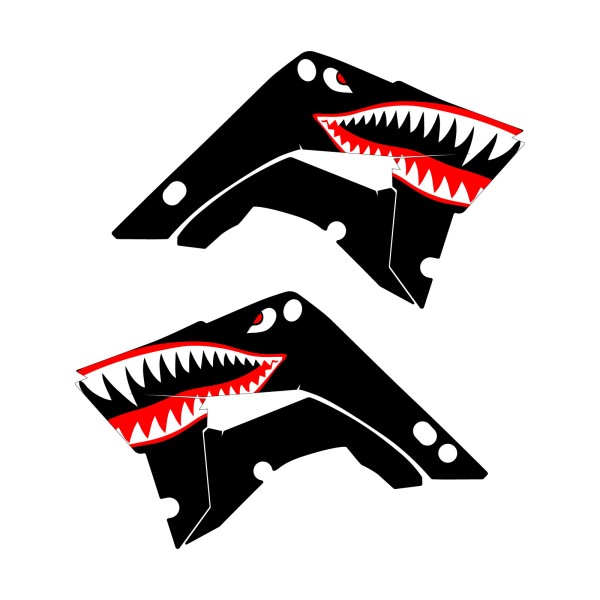 Unbranded Polisport Restyle cr125 cr250 Honda 2002+ graphics bomber black