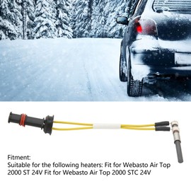 Acouto Parking Heater Glow Plug 9005087A for Webasto Air Top 2000 ST STC 24V Silicon Nitride Ceramics Parking Heater Glow Pin Replacement