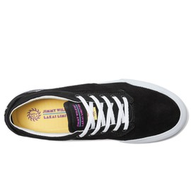 Lakai Wilkins Men's Skateboarding Shoes, Black Suede, 14