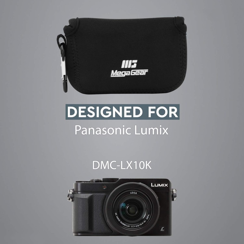 MegaGear MG1029 Ultra Light Neoprene Case with Carabiner for Panasonic