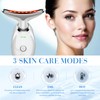 Face Massager Against Wrinkles, Journeyside Face Beauty Device with 3