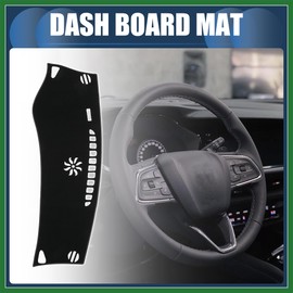 Motoforti Dash Cover, Center Console Non-Slip Dashboard Carpet Mat for Buick Envision 2014-2017 Polyester Black,1Pc Long-Lasting