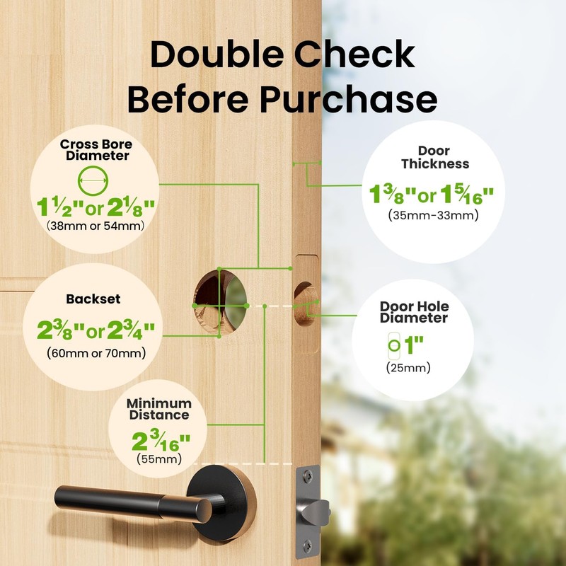 GHome Smart KD30B Deadbolt Lock with Keypad Fingerprint Keyless Entry