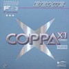 Donic Coppa X1 Turbo Platin Table Tennis Rubber (Red, Max)