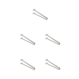 BEALIFE 5 Set of Food Tongs Stainless Steel Ice Cube Kitchen Clips Household Reusable Washable Barbecue Outdoor Restaurant Tong Type 5, Type 5 5Set