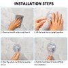 Suction Cup Hooks 6 Pack Clear Shower Hook Reusable Hanger