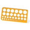 Circle Template, 1 mm - 36 mm Circles Diameter Hole