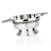Hamilton & Young Celtic Plain Silver Plated Quaich - 3"