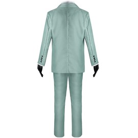 Hxbutwdh Anime Loid Forger Cosplay Costume Uniform Full Suit (M, Green)