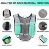 INOXTO Running Hydration Vest Backpack,Lightweight Insulated Pack with 1.5L Water