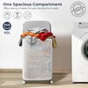 Sufdari 90L Laundry Basket with Wheels, Rolling Laundry Hamper with