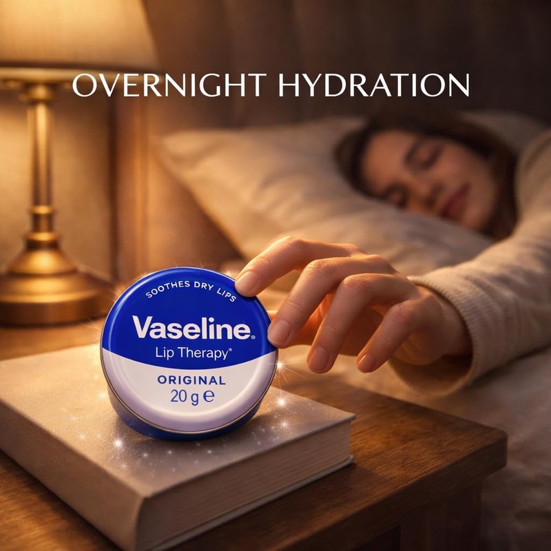 3 x Vaseline Lip Therapy Original 20g Tin – Classic