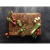Ironwood Gourmet Large End Grain Prep Station Acacia Wood Cutting