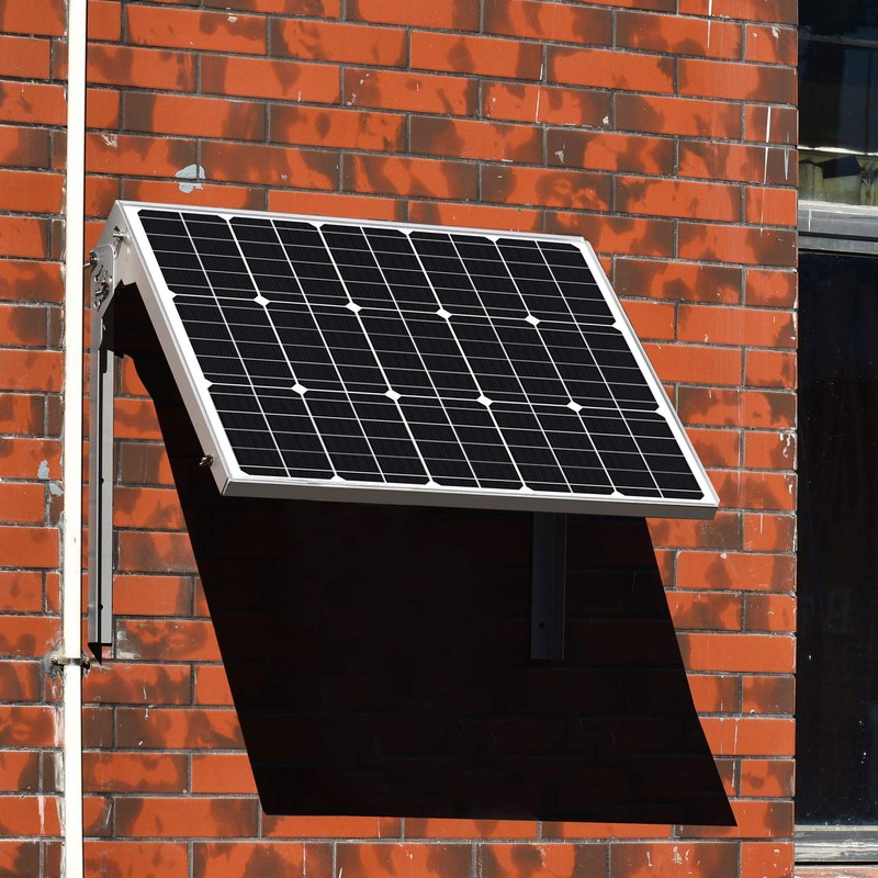 SUNER POWE Adjustable Solar Panel Mount Racks - Folding Mounting