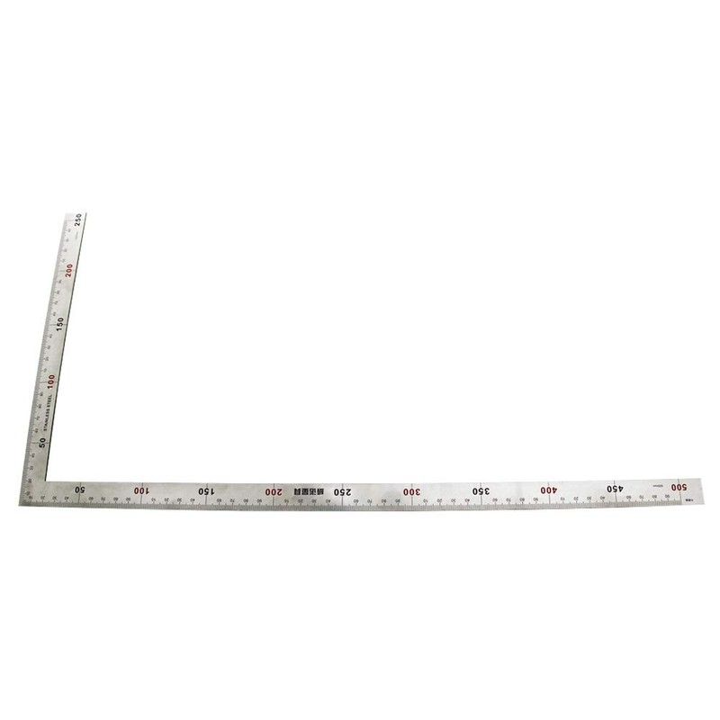 Utoolmart Right Angle Ruler, Framing Square Ruler, 250 x 500mm