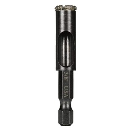 Diamond Tile Black Oxide Drill Bit Porcelain 3/8 " Dia