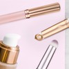 VICASKY 3pcs Mini Concealer and Lip Brushes Caps Versatile Makeup