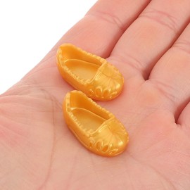 Abaodam 6 Pairs Shoes Doll Shoes for Doll Accessories Girl Doll Shoes Toys Dollhouse Mini Doll Tools Miniature Stuff Doll House Supplies Miniature Decor Plastic
