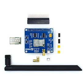 sb components LoRa HAT for Raspberry Pi E22-900T22S Smart Data Transmission Board Module LoRa Expansion Board for Raspberry Pi, Transmission up to 5 KM (868 MHz)