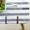 Table Cloth Clip Black, Stainless Steel Made Wide Triangular Non-slip