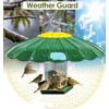 andergi 13.5-Inch Hummingbird Feeder Shade Dome Cover,Bird Feeder Rain Cover
