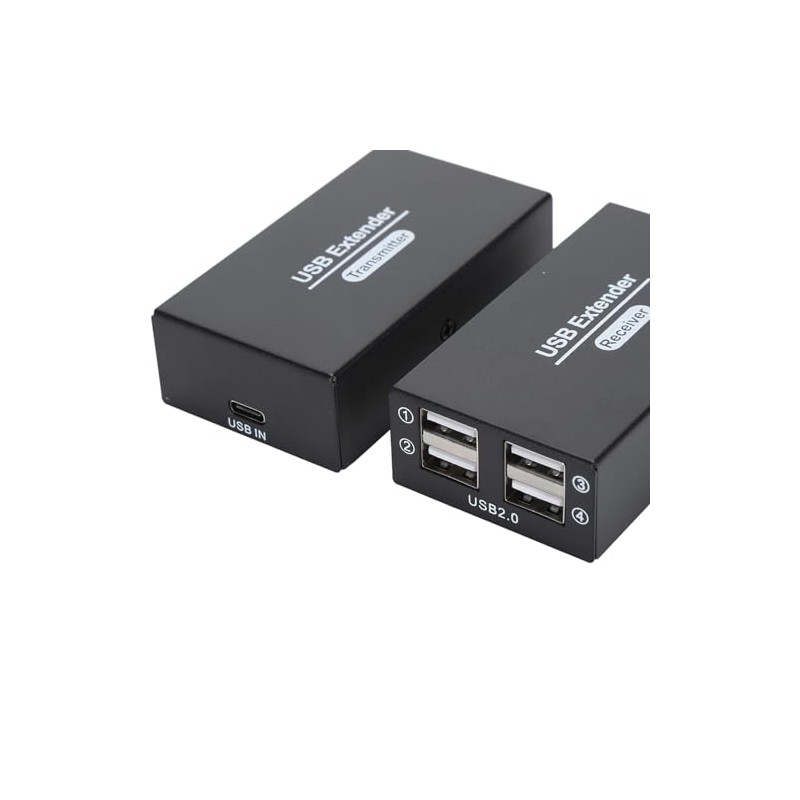 USB Extender Over Ethernet RJ45 LAN Extension with 4 USB