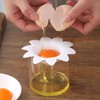 1pc Egg Separator, Flower Design Egg Separator For Kitchen, Kitchen