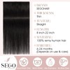 SEGOHAIR Clip in Hair Extensions Real Human Hair, 16" Hair