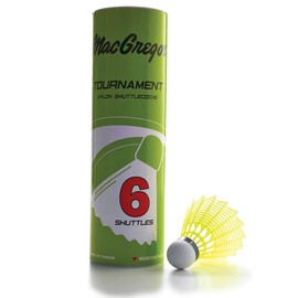 MacGregor Tournament Shuttlecocks 6/Tube