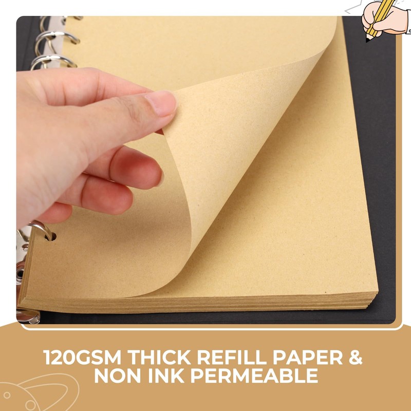 Skycase A5 Refill Paper - 3 Packs of 240 Sheets/480