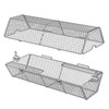Skyflame Stainless Steel Round Tumble Rotisserie Grill Basket for Partitioned
