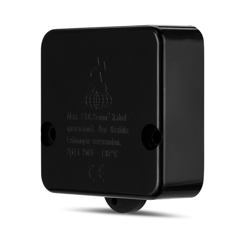 With push Abdeckkasten Black