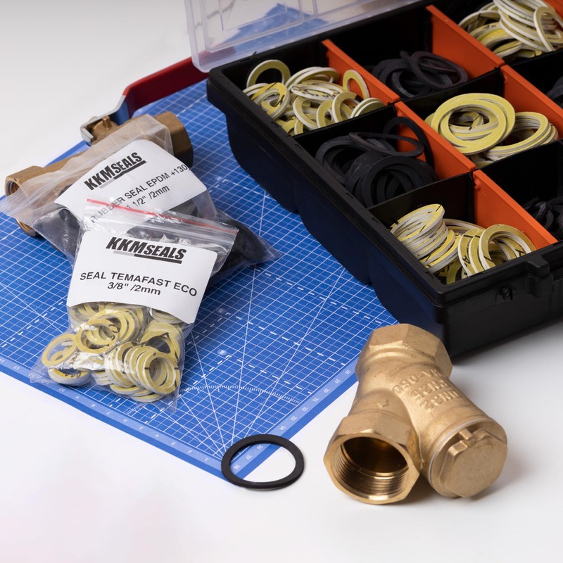 KKMSEALS Aramid Fibre Sealing Rings Set Sanitary - Tap Seal