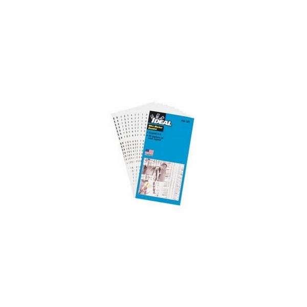 IDEAL 44-102 Wire Marker Booklet A-Z, 0-15, +, - 1-1/2