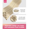 Youngsmile Hair Extensions for Women Real Human Hair 27 Caramel