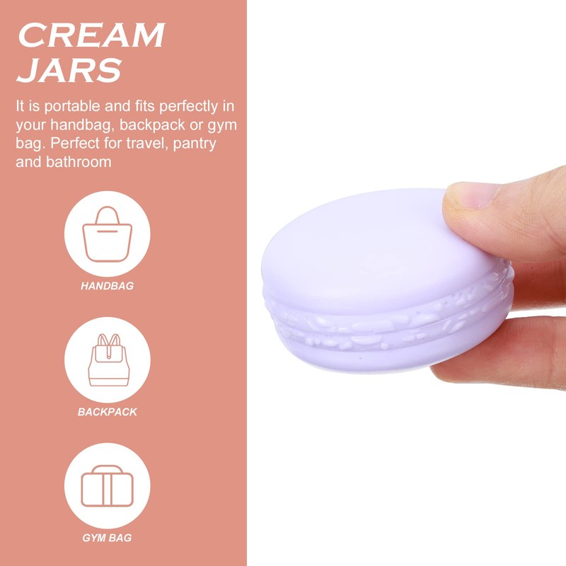 BESTOYARD 30pcs Cream Box Color Macaron Separate Jar Lip Eye