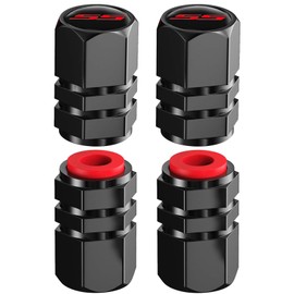 Aluminum Car Tire Valve Stem Caps Compatible with Camaro SS Car Wheel Valve Covers Accessories Universal for SUV, Car, Bike and Motorcycle