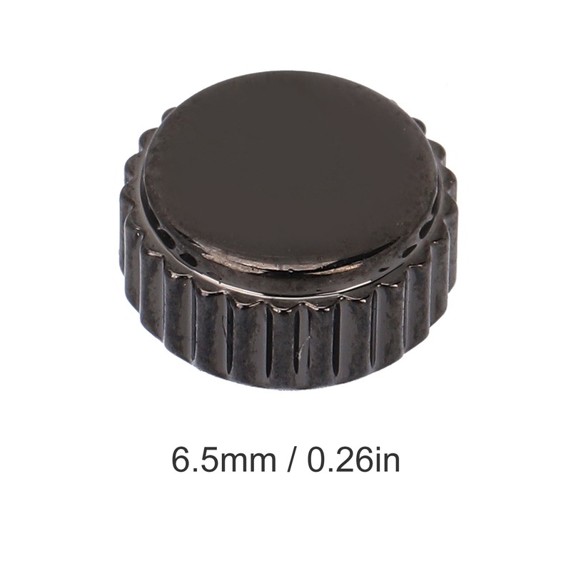 5pcs Steel Watch Crown Watch Head Watchmaker Repairing Parts Replacement