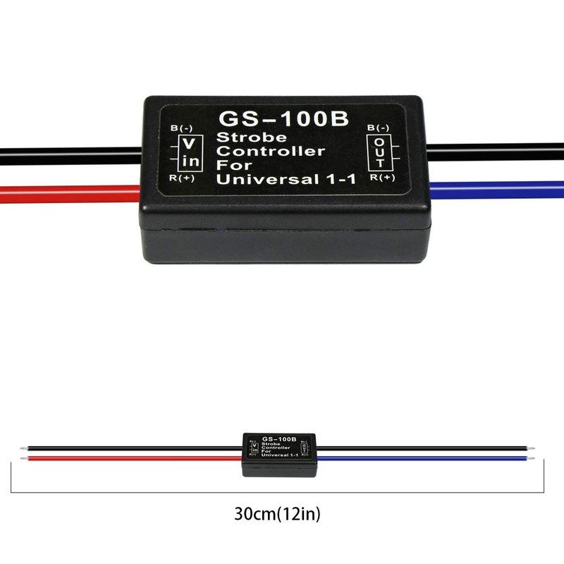 YUNPICAR 12V GS-100B Flash Strobe Controller Car Trucks Flasher Module