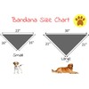 Elegant Little Tail Bandana - Washable Cotton Dog Kerchief &