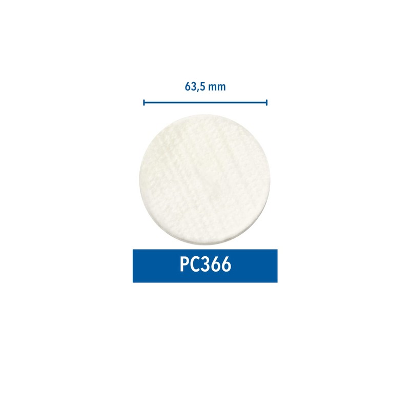 Dremel PC366 Versa Delicate Cleaning/Polishing Pad Multipack - 3 Pads