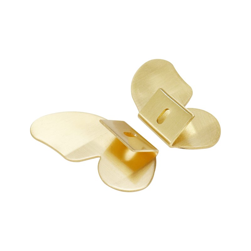 Semetall 2.91" Solid Brass Cabinet Knobs Decorative Butterfly Shape Single