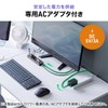 Sanwa Direct USB Hub Type-C Connection 7 Ports USB-C×2/USB-A×5 Self-Powered