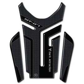 labelbike - 3D Gel Resin Tank Sticker for Motorcycles Compatible with Yamaha MT-07 from 2021-2024