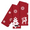 Ragged Rose Christmas Nordic Tea Towels, Cotton, Red, 50 x