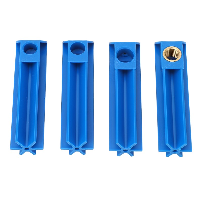 4PCS Fuel Injector Nozzle Flush Cleaner Adapter Universal Cleaning Tool