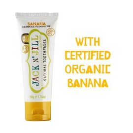 Jack N' Jill - Natural Children's Toothpaste - Banana (50g)