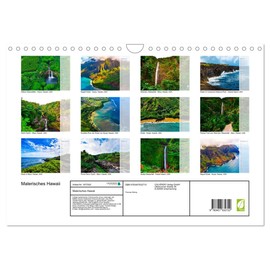 Picturesque Hawaii (Wall Calendar 2026 DIN A4 Landscape), CALVENDO Monthly Calendar: Extraordinary Photographs of the Dreamy Islands of Hawaii (CALVENDO Places)