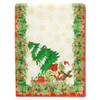 Thyonta Christmas Grinch Table Runner Linen Print Cartoon Table Flag